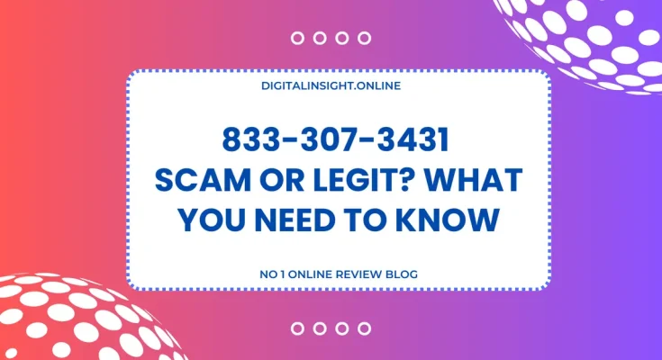 8333073431 Scam or Legit What You Need To Know