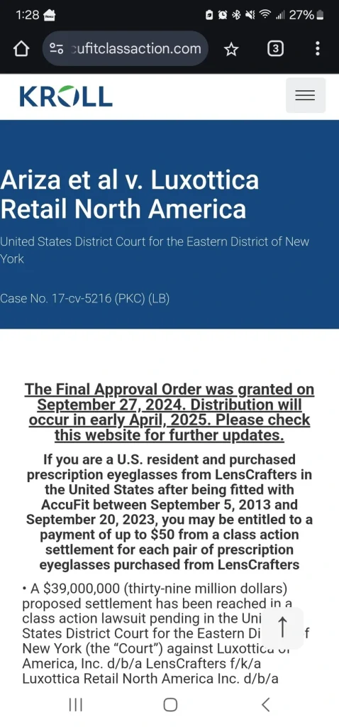 AccuFit Class Action