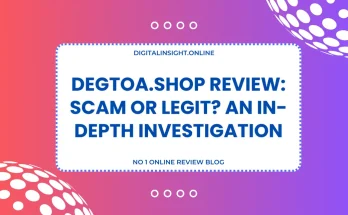 Degtoa.shop Review Scam or Legit An In-Depth Investigation