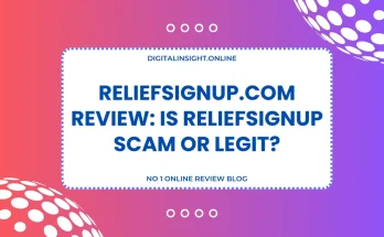 ReliefSignup.com Review Is ReliefSignup Scam or Legit
