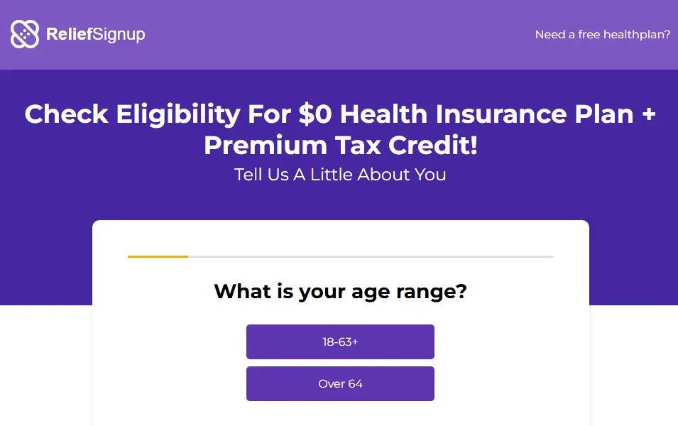 ReliefSignup.com scam