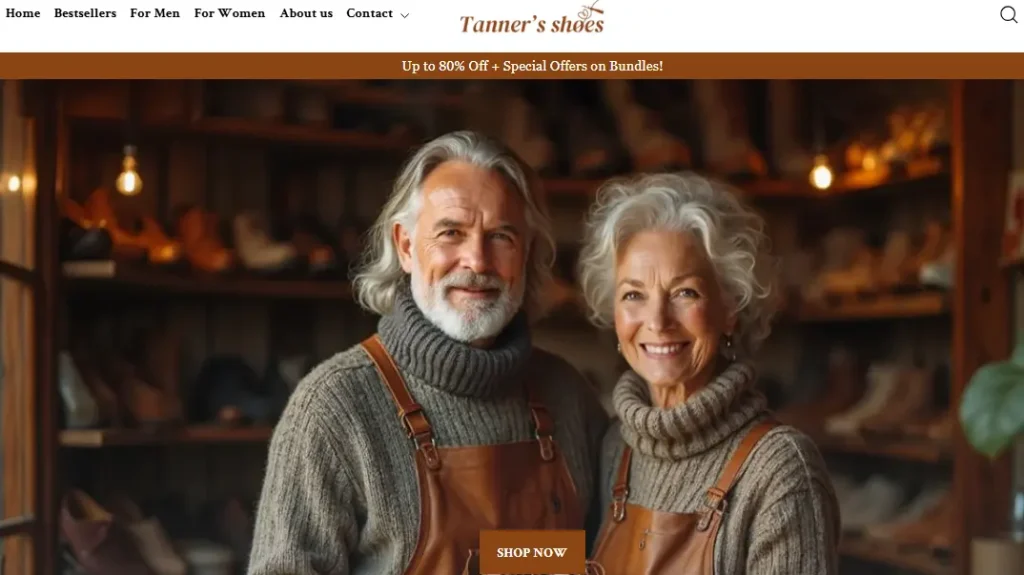 Tanner-Shoes.com Scam